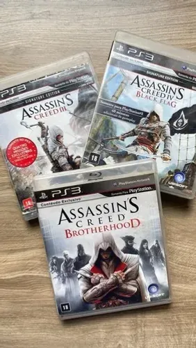Assassins Creed PS3 - 3 Jogos