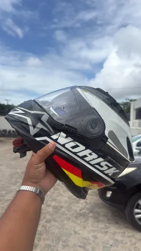 Capacete Norisk FF302 GERMANY - Seminovo (pouco uso)