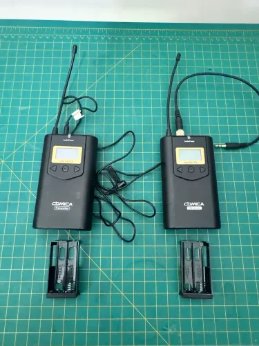 Microfone lapela Comica sem fio