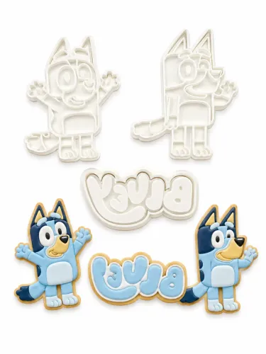 Cortador de biscoito bluey massinha pasta americana 11 cm