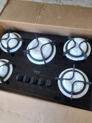 Cooktop 5 queimados de embutir novo sem uso