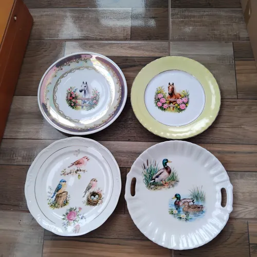Pratos antigos porcelana para decoração valor unitário