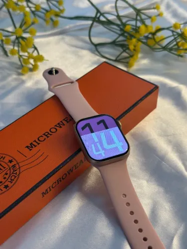 Maravilhoso Relógio Smartwatch W10 Pro Mini da Microwear 41mm com whatsapp e muito mais