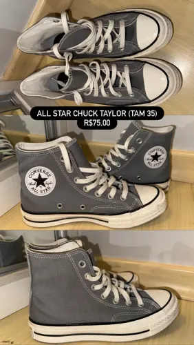 All Star Chuck Taylor Cinza 35