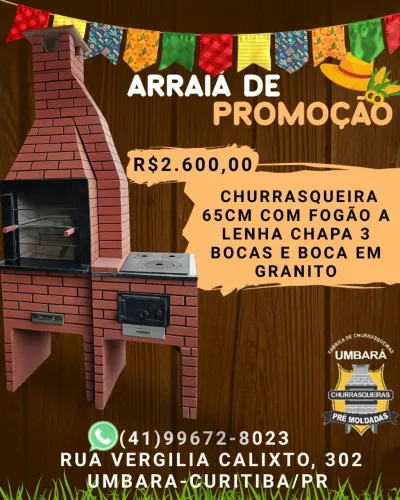 Churrasqueira pre moldada