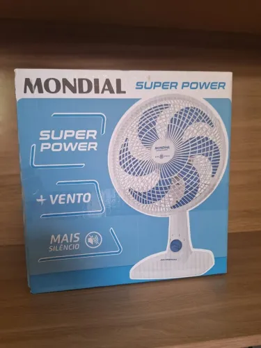 Ventilador Mondial 30cm 6 Pás de mesa/ Novo 