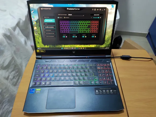 Notebook Gamer Acer Predator Helios 300 (i7 11ª / RTX 3060 / 16GB RAM) + Mouse Dell
