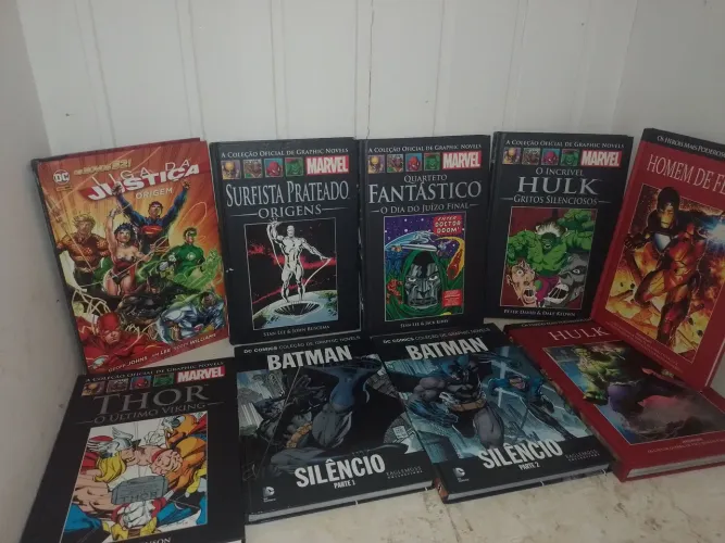 Hqs da Marvel e dc