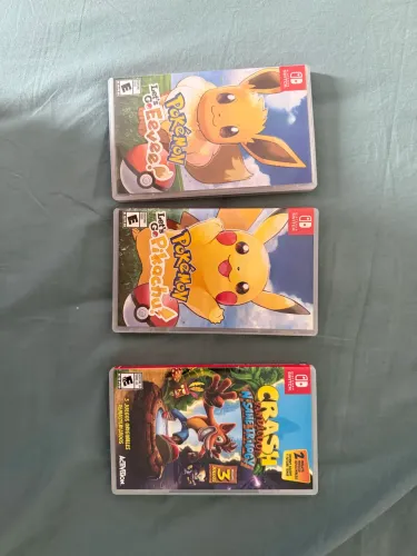 Kit 3 jogos originais Nintendo switch
