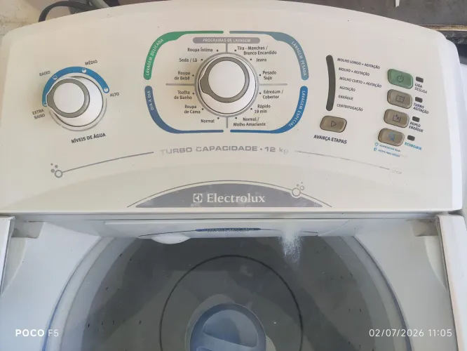 Máquina Electrolux lt12f 12kg