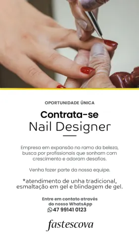 Vaga para Nail Designer em Balneário Camboriú
