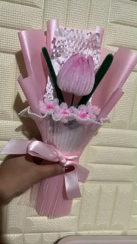 Buquê de cetim