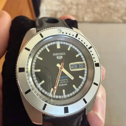Seiko 5 Sports SRPK17K1 55 anos edição limitada completo