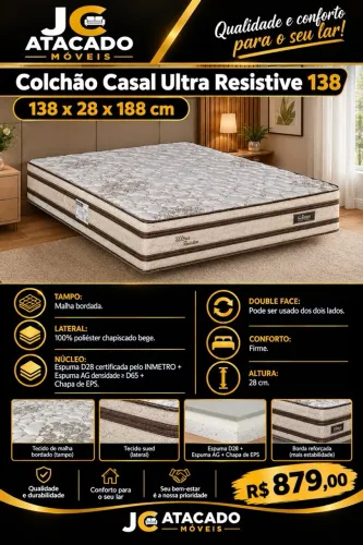 Colchão de Casal Ultra Resistive
