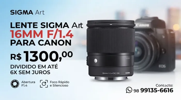 Lente Sigma Art Canon