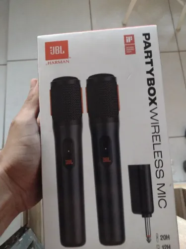 Vendo microfone JBL sem fio original paty