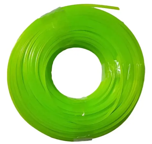 Fio de Nylon 15 Metros Fio Redondo 3mm Roçadeira Jardim Cortador De Grama 