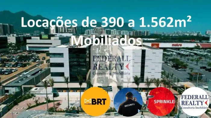 Aluguel de salas comerciais na Avenida Ayrton Senna, Barra da Tijuca, Rio de Janeiro, RJ