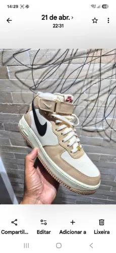 Tênis Nike Air Force 1 Edição Especial Tamanho 41