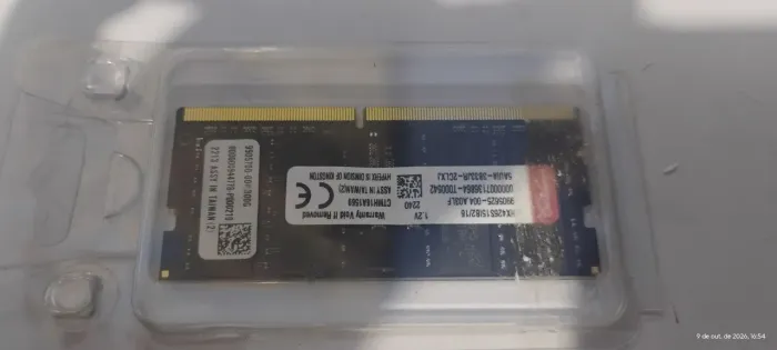 Memória RAM ddr4 16gb SODIMM