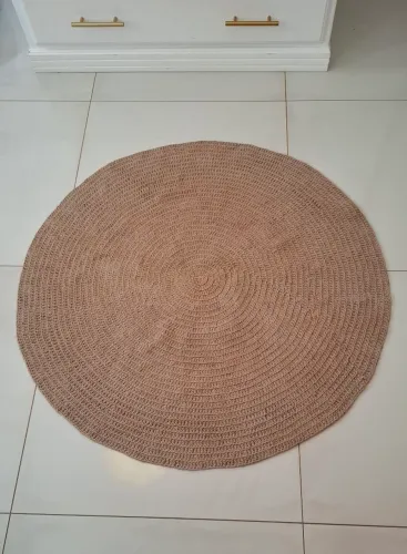 Tapete croche 1 metro de diâmetro