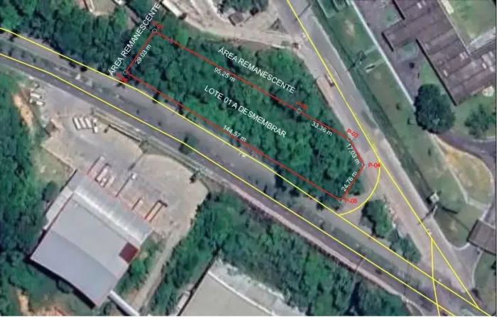 Terreno no distrito 1 - 4.436,50m²