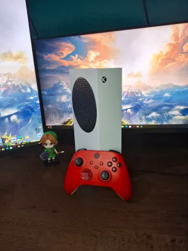 Xbox Series S - controle Pulse Red - SSD 512gb
