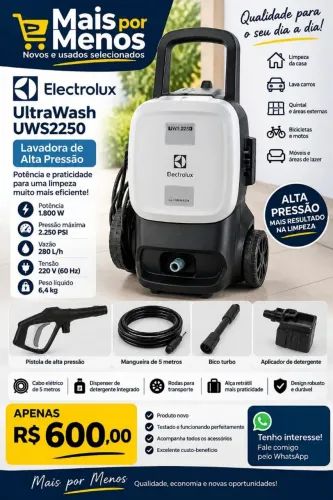 Lavadora de alta pressão Eletrolux 220v