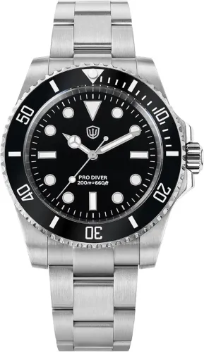 Relógio Watchdives WD1680Q V2 Preto - Submariner