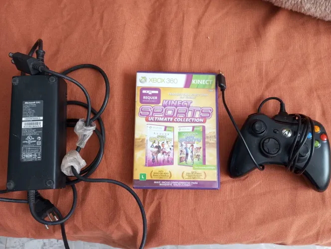 Kit Xbox 360: Controle + Fonte original+ Jogo