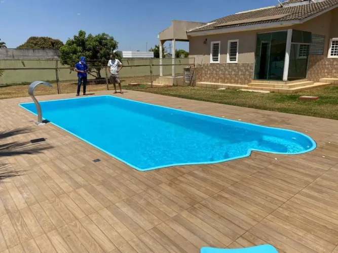 Piscina com 9 mts instalação rápida+ brinde exclusivo