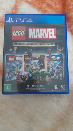 Coletânea Lego Marvel 3 em 1 PS4 Mídia Física Game Jogo CHAMAR NO WHATSAPP