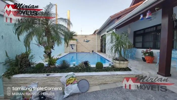 casa a venda em Peruibe, 4 dormitórios sendo 2 suites, com piscina Jardim Imperador