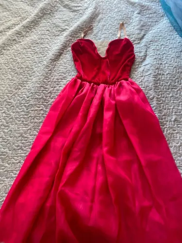 Figurino de ballet rosa