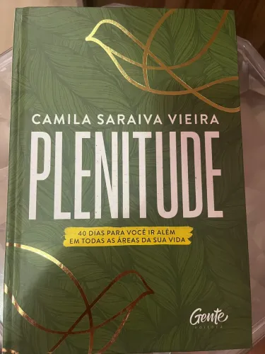 Livro Plenitude capa dura 