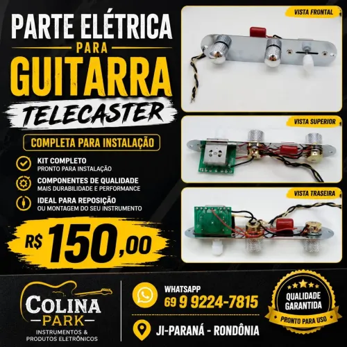 Parte Elétrica Completa Guitarra Telecaster