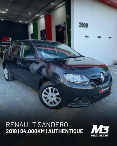 Renault Sandero Authentique Flex 1.0 12V 5P 2018