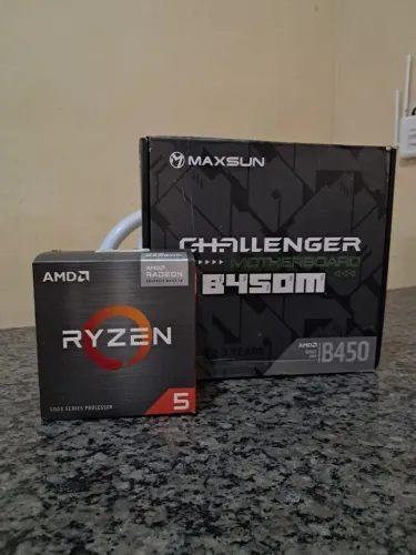 Kit Upgrade Ryzen 5 5600g + placa mãe b450m