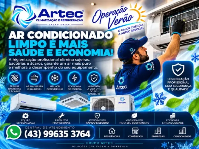 Higienização de Ar Condicionado