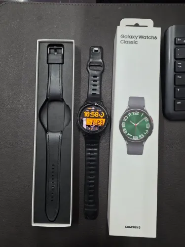 Galaxy Watch6 Classic 47mm LTE - Muito Conservado e Completo