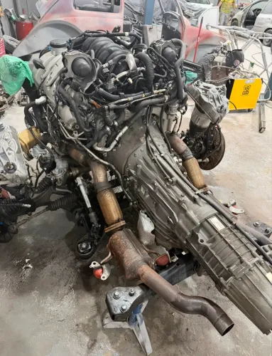 Motor Porsche 4.5L v8 biturbo + câmbio automático 
