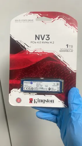 SSD Kingston NV3 1TB NVMe PCIe 4.0 M.2 6000MB/s Novo Lacrado Original