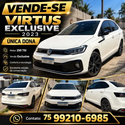 Volkswagen Virtus Exclusive 250tsi 1.4 Flex 16V AUT 2023