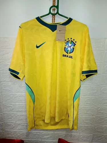 Camisa brasil amarela copa 2026 versao jogador