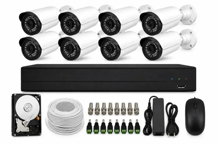 KIT CFTV 8 câmeras 