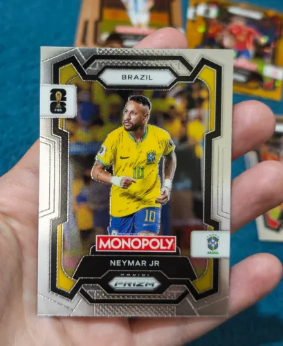 Card Monopoly Prizm Panini Neymar Jr Copa do Mundo 2026