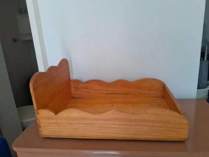 Cama de pet de madeira 