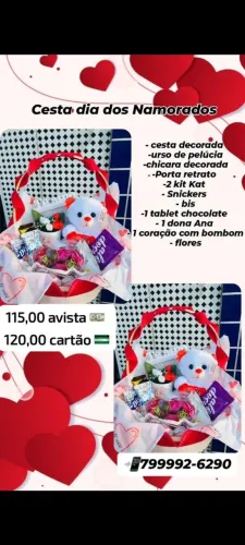 Cesta dia dos namorados 