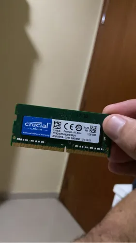 Memória ram Crucial 8gb DDR4 3200Mhz