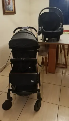 Carrinho Burigotto Zap com Bebê Conforto X Extreme (conjunto)